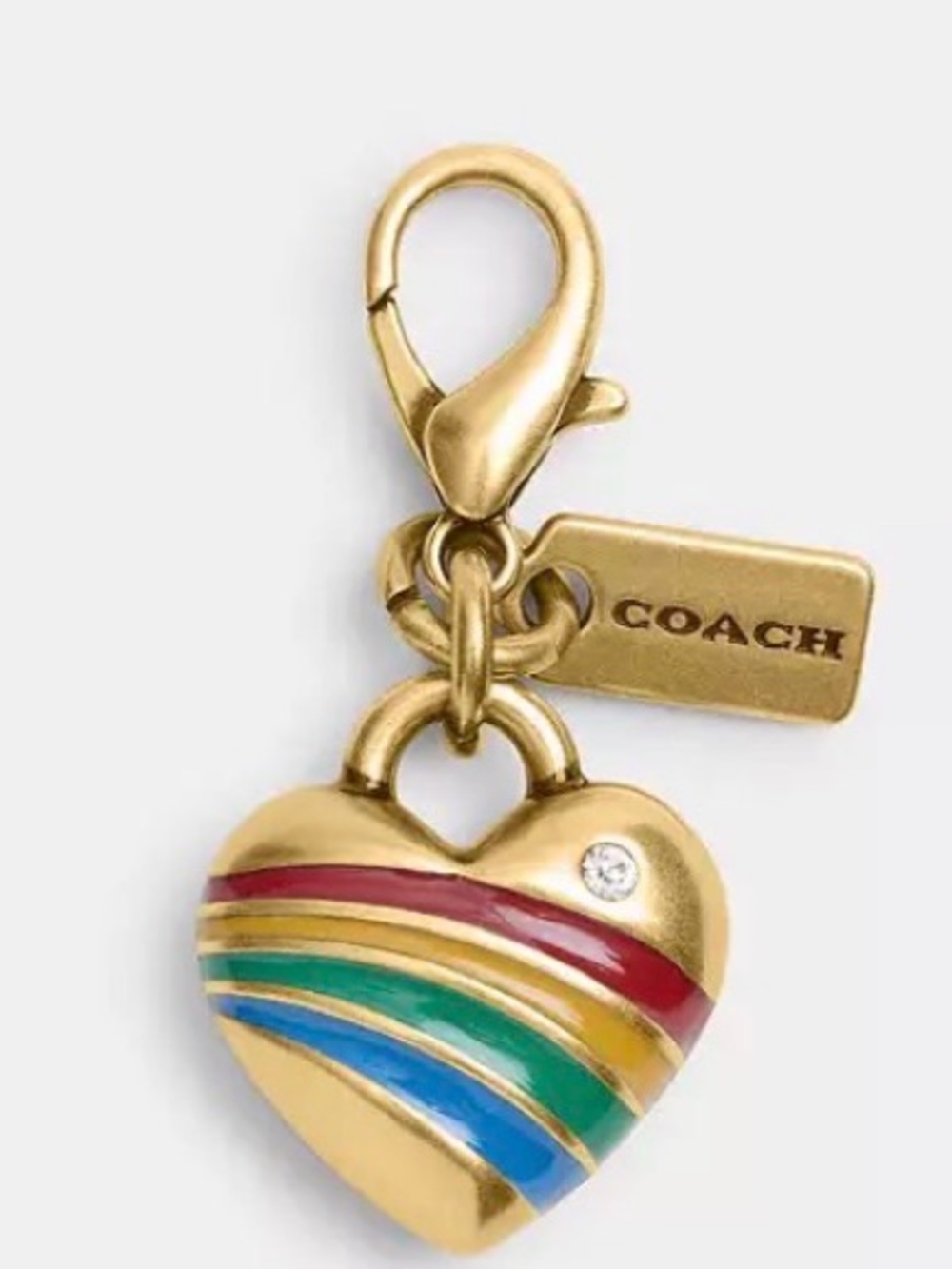 COACH Mini Heart DIY Charm Authentic NWT, Multicolored CCX68 DIY collection